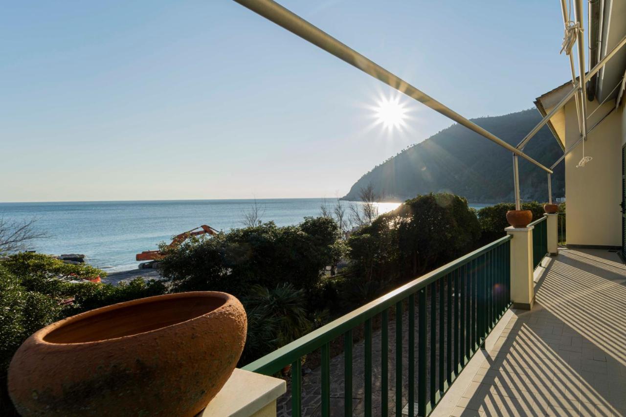 111 - Casa La Secca Vista Mare, 100Metri Dalla Spiaggia E Mare Moneglia Exterior foto