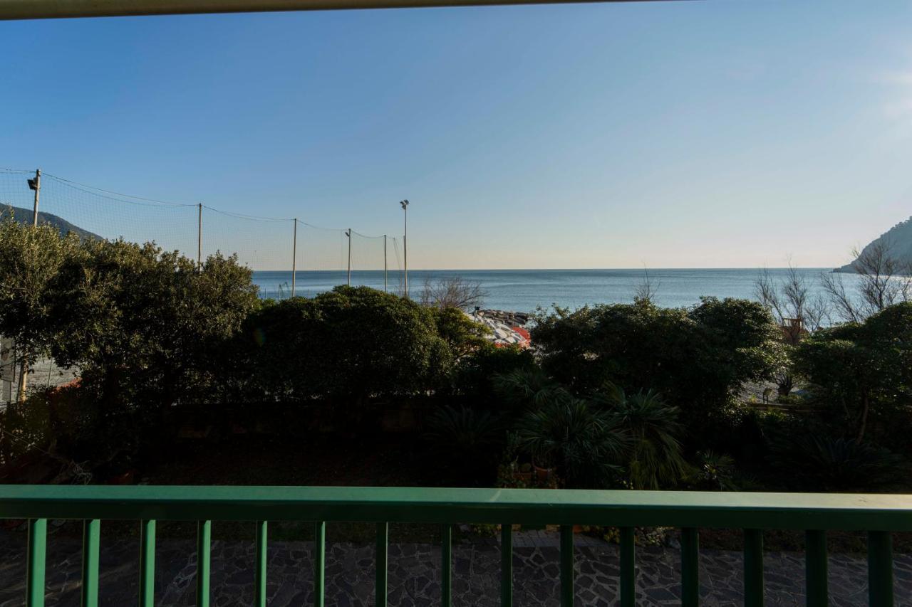 111 - Casa La Secca Vista Mare, 100Metri Dalla Spiaggia E Mare Moneglia Exterior foto
