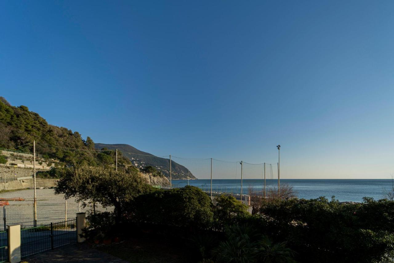 111 - Casa La Secca Vista Mare, 100Metri Dalla Spiaggia E Mare Moneglia Exterior foto